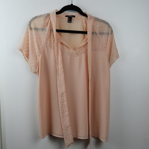 Forever 21 Pink Blouse in Large - Picture 1 of 6